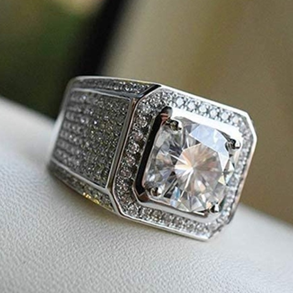 4ct Round Solitaire Ring